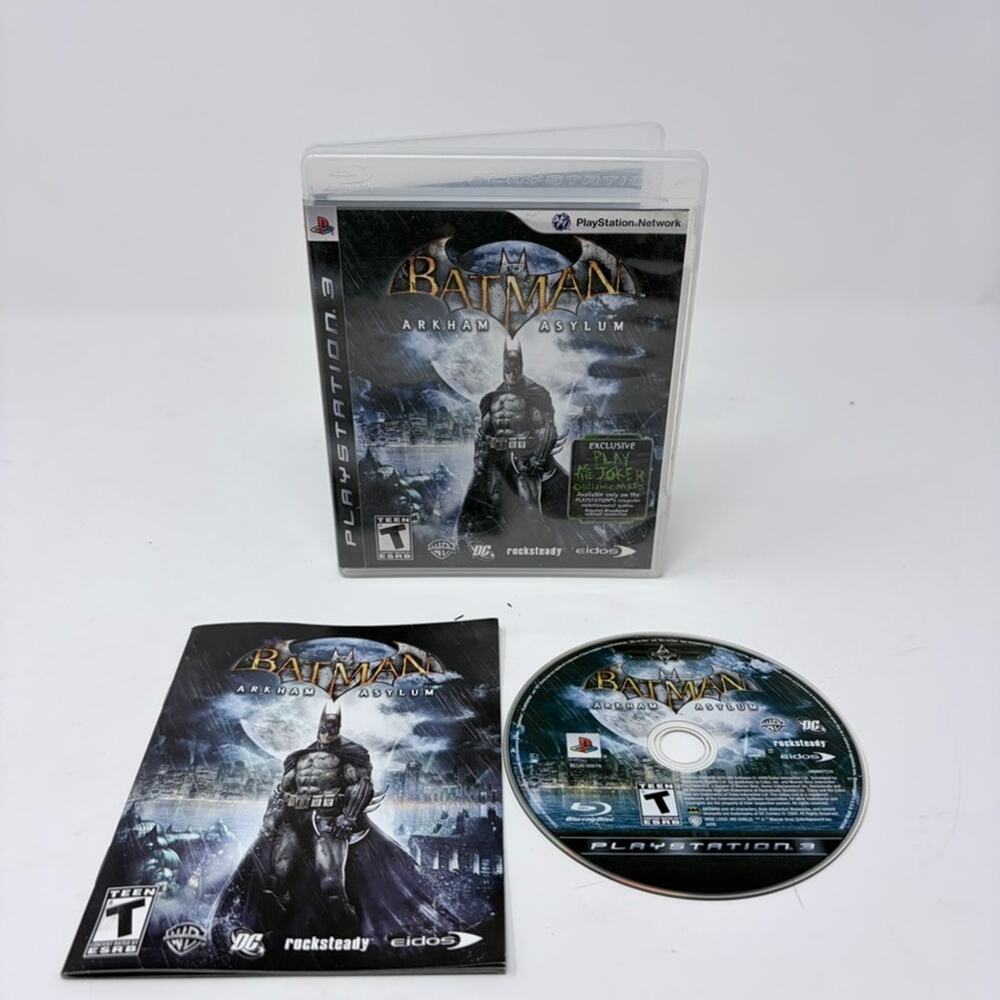 Batman Arkham Asylum PS3 PlayStation 3 Complete CIB